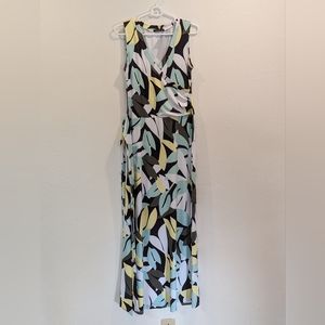 Full length stretch summer dress